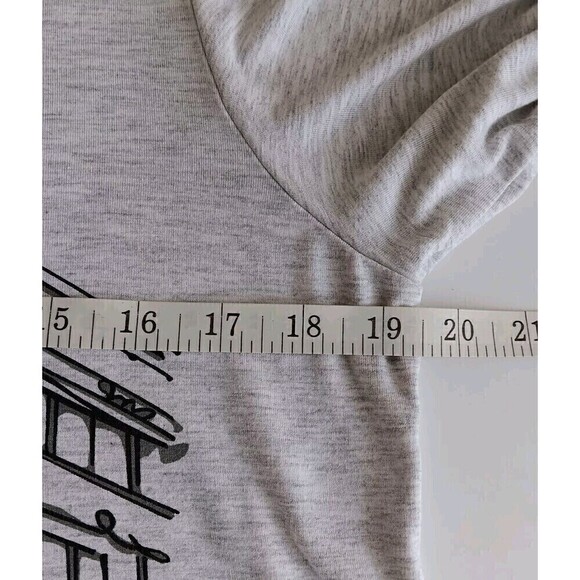 Love & Lace Size M Woman's T-shirt with Paris Scene - Picture 5 of 8